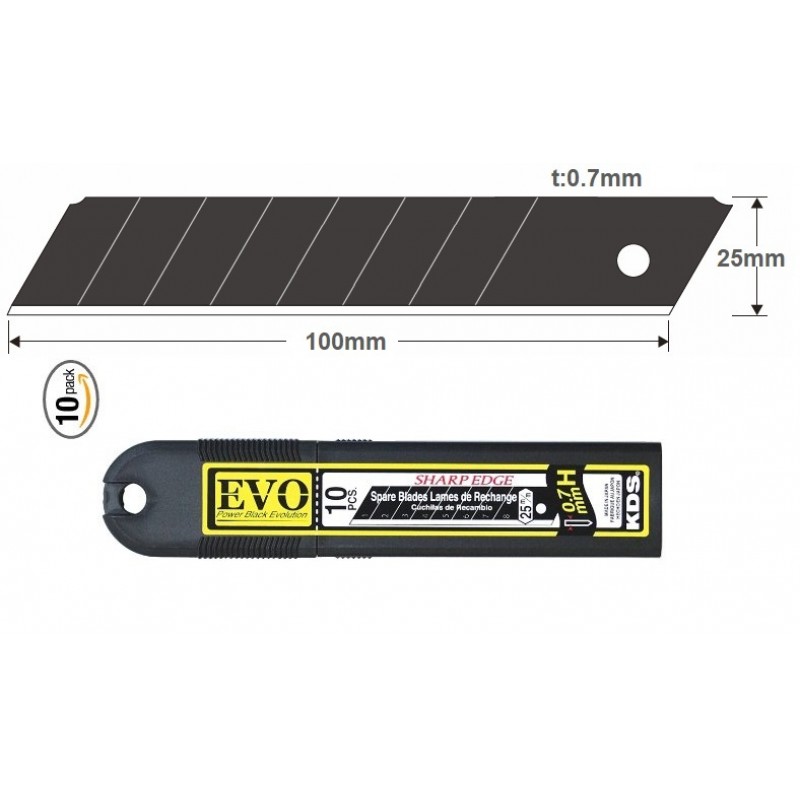 Λάμες ανταλλακτικές μαχαιριών KDS HB-10B EVO 
